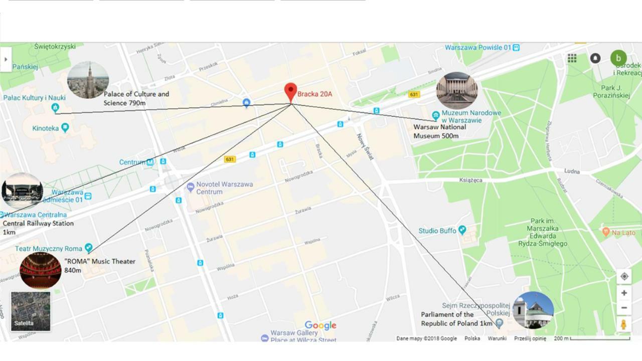 Warsaw Concierge Bracka Retro Flat Leilighet Eksteriør bilde
